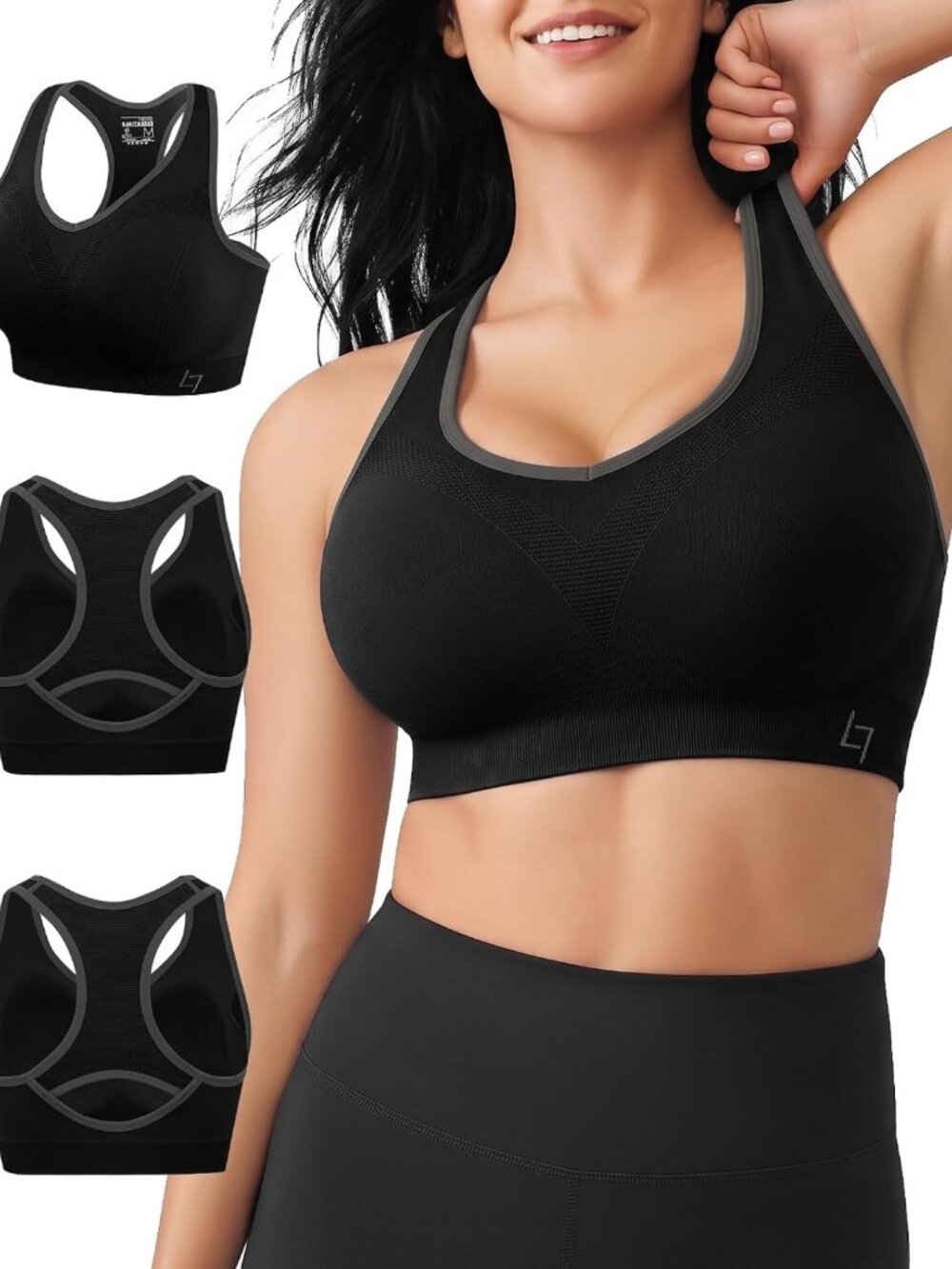 Supportive Sports Bra for Large Bust - 12-Hour Comfort, Zero-Pressure Fit